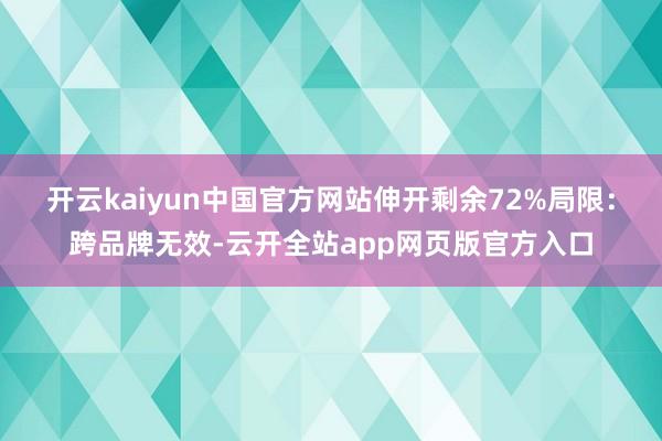 开云kaiyun中国官方网站伸开剩余72%局限：跨品牌无效-云开全站app网页版官方入口
